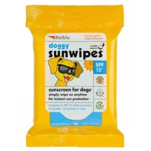 Petkin Doggy Sunwipes Sp15* 20Pk - Pet Home | The Perfect Pet Supplies Shopping Experience