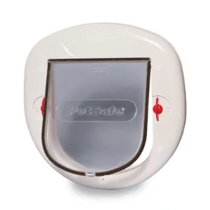 PetSafe, 4 Way Locking Cat Flap, Big Cat - White - 1-25 lb - Pet Home | The Perfect Pet Supplies Shopping Experience