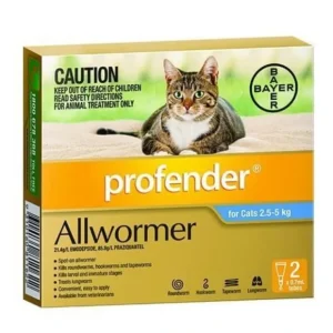 Profender Medium 2.5-5kg Cat 2pk - Pet Home | The Perfect Pet Supplies Shopping Experience