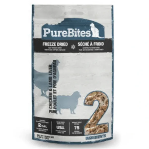 PureBites Chicken &Lamb Liver Freeze Dried Cat Treats (.99 oz) - Pet Home | The Perfect Pet Supplies Shopping Experience