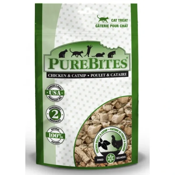 PureBites Chicken Breast &Catnip Freeze Dried Cat Treats - Pet Home | The Perfect Pet Supplies Shopping Experience