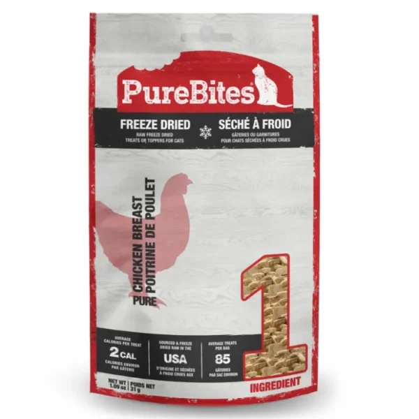 PureBites Freeze Dried Chicken Breast Cat Treats - Pet Home | The Perfect Pet Supplies Shopping Experience