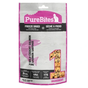 PureBites, Super Value Size Cat Treats - Salmon - 57 g - Freeze Dried Cat Treat - Pet Home | The Perfect Pet Supplies Shopping Experience