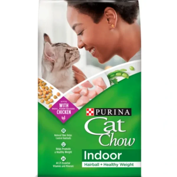 Purina Cat Chow Dry Cat Food Indoor Hairball + Healthy Weight 3.15 lb.Bags (16 lb / 15 lb) - Pet Home | The Perfect Pet Supplies Shopping Experience