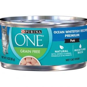 Purina ONE Grain Free Premium Pate Whitefish Canned Cat Food - Pet Home | The Perfect Pet Supplies Shopping Experience