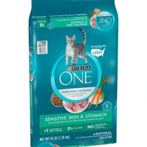Purina ONE Sensitive Systems Dry Cat Food - Pet Home | The Perfect Pet Supplies Shopping Experience