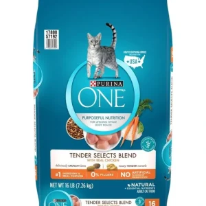 Purina ONE Tender Selects Blend Real Chicken Dry Cat Food - Pet Home | The Perfect Pet Supplies Shopping Experience