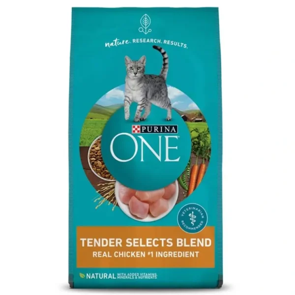Purina ONE Tender Selects Blend With Real Chicken Dry Cat Food (3.5 LB) - Pet Home | The Perfect Pet Supplies Shopping Experience