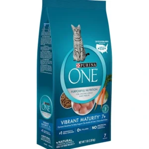 Purina ONE Vibrant Maturity 7+ Senior Formula Dry Cat Food - Pet Home | The Perfect Pet Supplies Shopping Experience