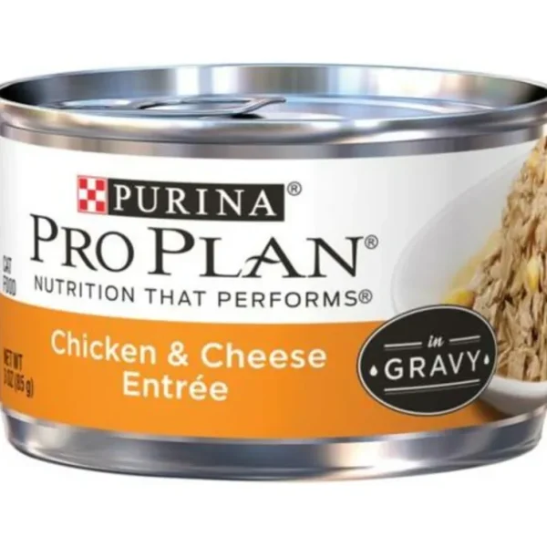 Purina Pro Plan - Chicken Cheese Entre in Gravy Wet Cat Food - Pet Home | The Perfect Pet Supplies Shopping Experience