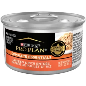 Purina Pro Plan Complete Essentials Chicken & Rice Entrée in Gravy Adult Wet Cat Food 85g - Pet Home | The Perfect Pet Supplies Shopping Experience