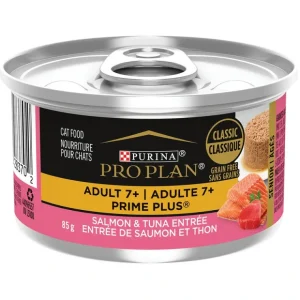 Purina Pro Plan Prime Plus Adult 7+ Salmon & Tuna Entrée Classic Wet Cat Food 85g - Pet Home | The Perfect Pet Supplies Shopping Experience
