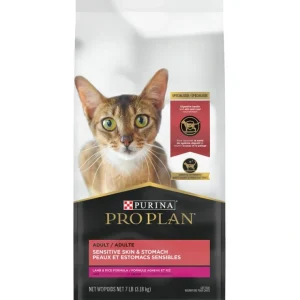 Purina Pro Plan Specialized Sensitive Skin & Stomach Adult, Lamb & Rice Dry Cat Food Formula 3.18kg - Pet Home | The Perfect Pet Supplies Shopping Experience