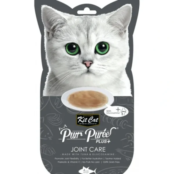 Purr Puree Plus+ Joint Care Tuna Paste Treat 4 x15gm - Pet Home | The Perfect Pet Supplies Shopping Experience