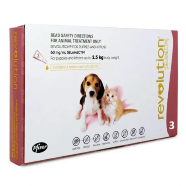 Revolution Puppies & Kittens 0-2.5kg 3's SALE 15% OFF! - Pet Home | The Perfect Pet Supplies Shopping Experience