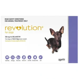 Revolution Purple 3pk - Dogs 2.7 - 5kg - Pet Home | The Perfect Pet Supplies Shopping Experience