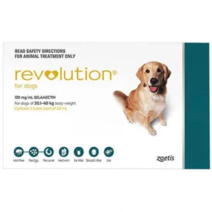 Revolution Teal 6pk - Dogs 20- 40kg * Plus FREE Canex Tablets* - Pet Home | The Perfect Pet Supplies Shopping Experience