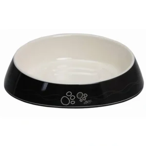Rogz Fishcake Cat Bowl Black Paws - Pet Home | The Perfect Pet Supplies Shopping Experience