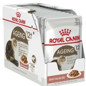 Royal Canin Ageing 12+ in Gravy Box 12 x 85g - Pet Home | The Perfect Pet Supplies Shopping Experience