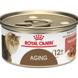 Royal Canin Aging 12+ Senior Thin Slices in Gravy Canned Cat Food - Pet Home | The Perfect Pet Supplies Shopping Experience