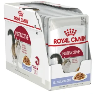 Royal Canin Feline Adult Instinctive in Jelly Wet cat food pouches 85gm x 12 - Pet Home | The Perfect Pet Supplies Shopping Experience