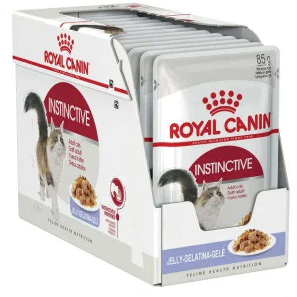 Royal Canin Feline Adult Instinctive in Jelly Wet cat food pouches 85gm x 12 - Pet Home | The Perfect Pet Supplies Shopping Experience