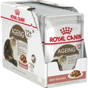 Royal Canin Feline Ageing 12+ in gravy sachets 85g x 12 - Pet Home | The Perfect Pet Supplies Shopping Experience