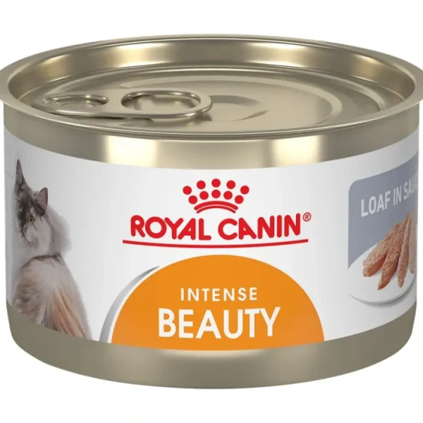 Royal Canin Feline Care Nutrition Intense Beauty Loaf In Sauce Canned Cat Food - Pet Home | The Perfect Pet Supplies Shopping Experience