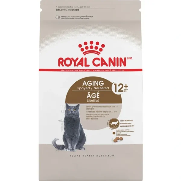 Royal Canin, Feline Health Nutrition Aging Spayed / Neutered 12+ Dry Adult - Dry Cat Food - Pet Home | The Perfect Pet Supplies Shopping Experience