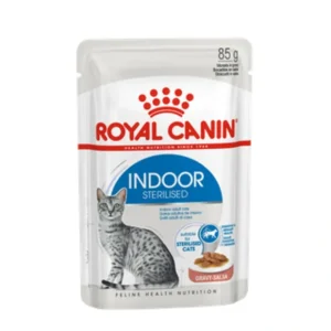 Royal Canin Feline Indoor Sterilised Sachets in Gravy 85g x 12 - Pet Home | The Perfect Pet Supplies Shopping Experience