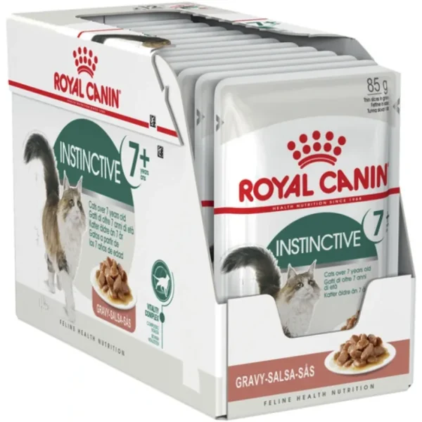 Royal Canin Feline Instinctive 7+ in gravy 12 pack - Pet Home | The Perfect Pet Supplies Shopping Experience