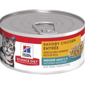 Science Diet Adult Indoor Cat Savory Chicken Entre 156g x 24 (Case) - Pet Home | The Perfect Pet Supplies Shopping Experience