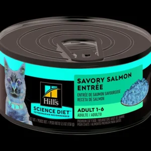 Science Diet, Adult Savory Salmon Canned Cat Food, 156g - Wet Cat Food - Pet Home | The Perfect Pet Supplies Shopping Experience