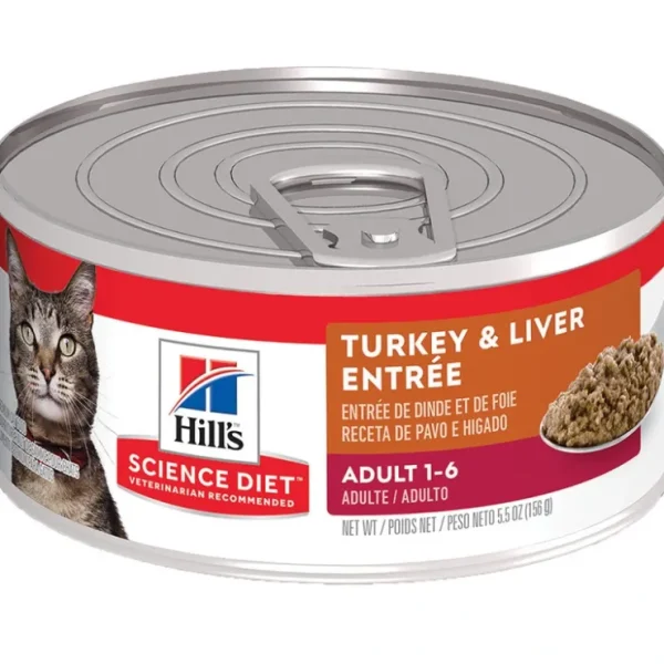 Science Diet, Adult Turkey & Liver Canned Cat Food, 156g - Wet Cat Food - Pet Home | The Perfect Pet Supplies Shopping Experience