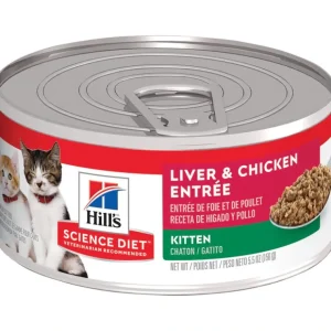 Science Diet, Kitten Liver & Chicken Canned Cat Food, 156g - Wet Cat Food - Pet Home | The Perfect Pet Supplies Shopping Experience
