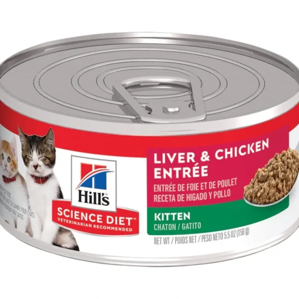 Science Diet, Kitten Liver & Chicken Canned Cat Food, 156g - Wet Cat Food - Pet Home | The Perfect Pet Supplies Shopping Experience