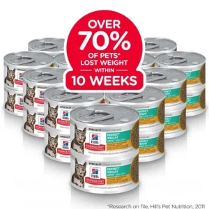 Science Diet, Perfect Weight Roasted Vegetable and Chicken Medley Canned Cat Food for healthy weight - Pet Home | The Perfect Pet Supplies Shopping Experience