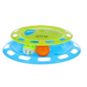 Scream Single Layer Orb Tower with Spin Top - Pet Home | The Perfect Pet Supplies Shopping Experience