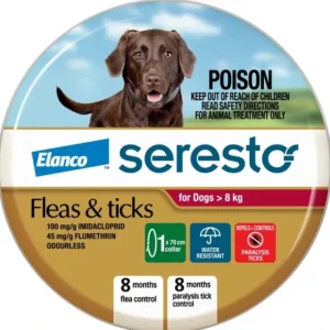 Seresto Collar For Fleas and Ticks for Dogs over 8kg - Pet Home | The Perfect Pet Supplies Shopping Experience
