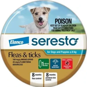 Seresto Flea and Tick collar for Small Dogs and Puppies up to 8kg - Pet Home | The Perfect Pet Supplies Shopping Experience