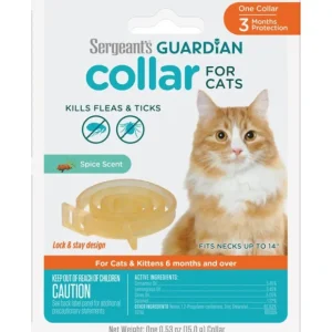 Sergeant's Guardian Flea &Tick Collar for Cats - Pet Home | The Perfect Pet Supplies Shopping Experience