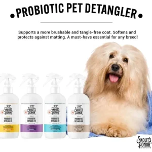 Skout's Honor - Probiotic Detangler for Dogs Cats, 8-oz - Pet Home | The Perfect Pet Supplies Shopping Experience