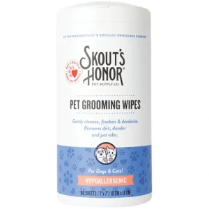 Skouts Honor, Pet Grooming Wipes - 80 count - Pet Home | The Perfect Pet Supplies Shopping Experience