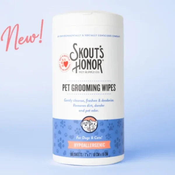 Skout's Honor Pet Grooming Wipes for Dogs & Cats - Pet Home | The Perfect Pet Supplies Shopping Experience