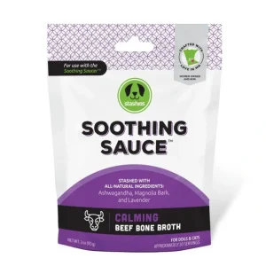 Stashios Soothing Sauce Calming Beef Bone Broth for Dogs Cats - Pet Home | The Perfect Pet Supplies Shopping Experience