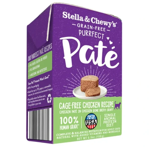 Stella & Chewy's, Cat Purrfect Pate, Cage Free Chicken Recipe - 156 g - Pet Home | The Perfect Pet Supplies Shopping Experience