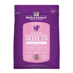 Stella &Chewy's Stella's Selects Cage-Free Turkey Frozen Raw Cat Food - Pet Home | The Perfect Pet Supplies Shopping Experience