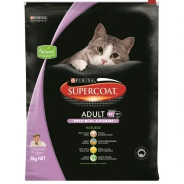 Supercoat Adult Cat Chicken 8kg - Pet Home | The Perfect Pet Supplies Shopping Experience
