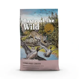 Taste Of The Wild Lowland Creek Feline Recipe with Roasted Quail &Roasted Duck - Pet Home | The Perfect Pet Supplies Shopping Experience