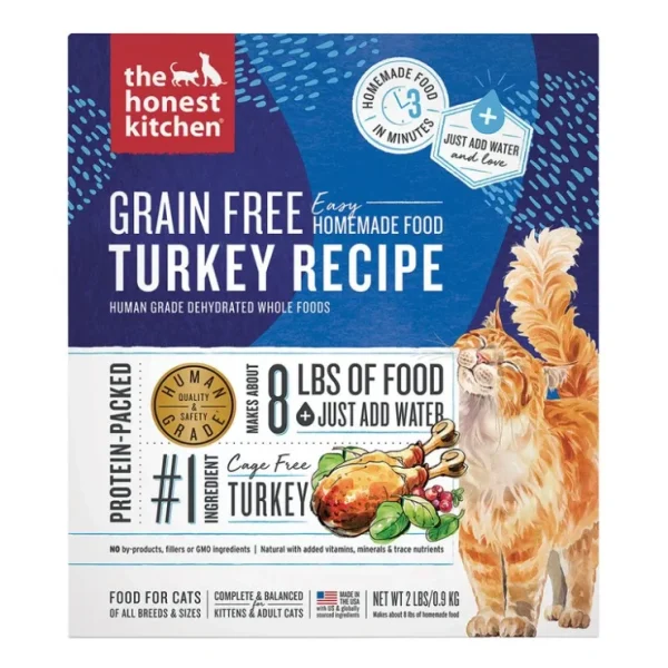 The Honest Kitchen, Adult Feline - GF Turkey - 0.90 kg - Freeze Dried Cat Food - Pet Home | The Perfect Pet Supplies Shopping Experience
